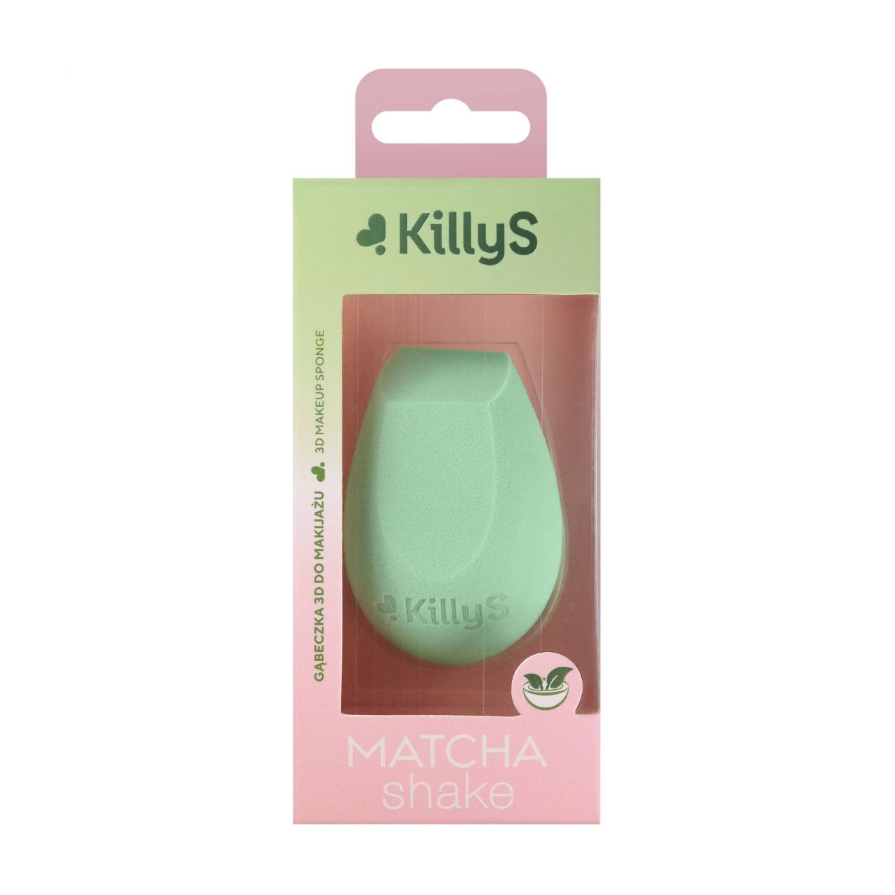 Спонж для макіяжу KillyS 3D Makeup Sponge Matcha Shake, 1 шт (500796)